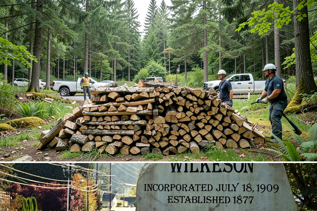 Firewood Gift Delivery in Wilkeson, Pierce County, WA - Best arranged ahead of the holidays and cold months when a firewood gift is most appreciated.