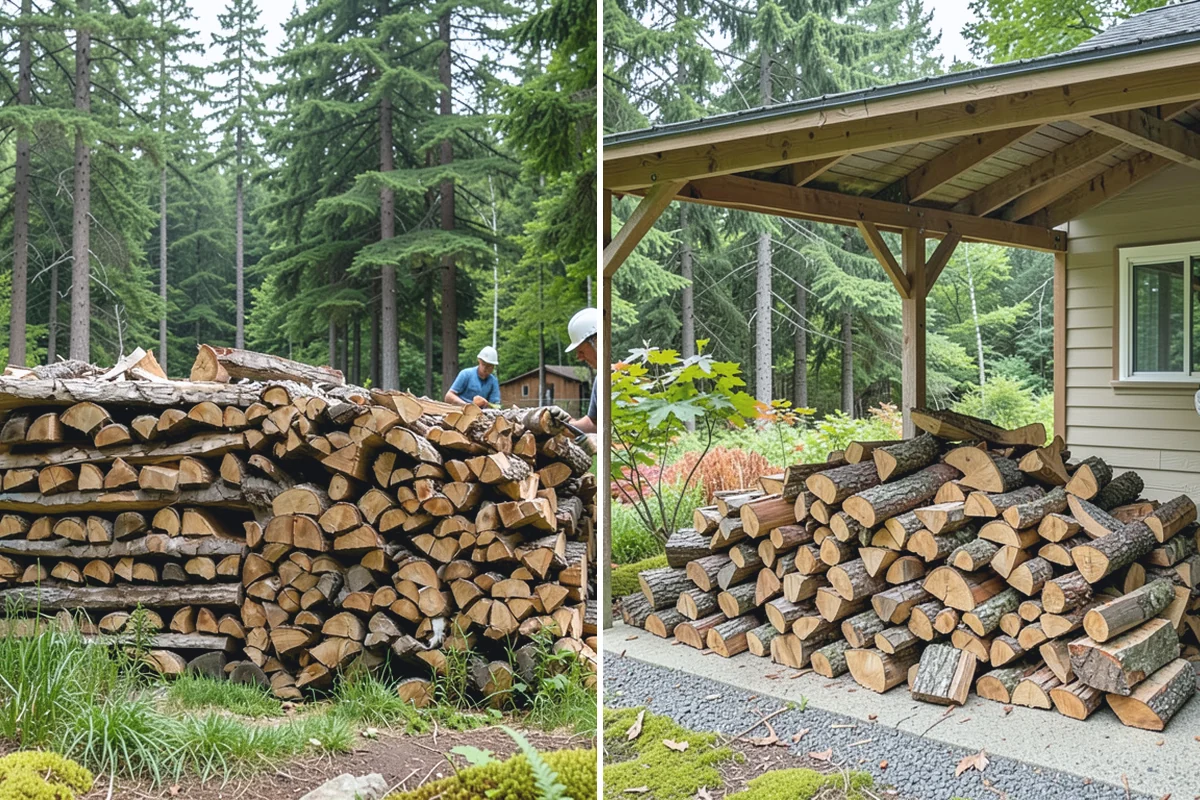 Firewood Gift Delivery in Woodinville, King County, WA - Provide the recipient's address and your gift quantity