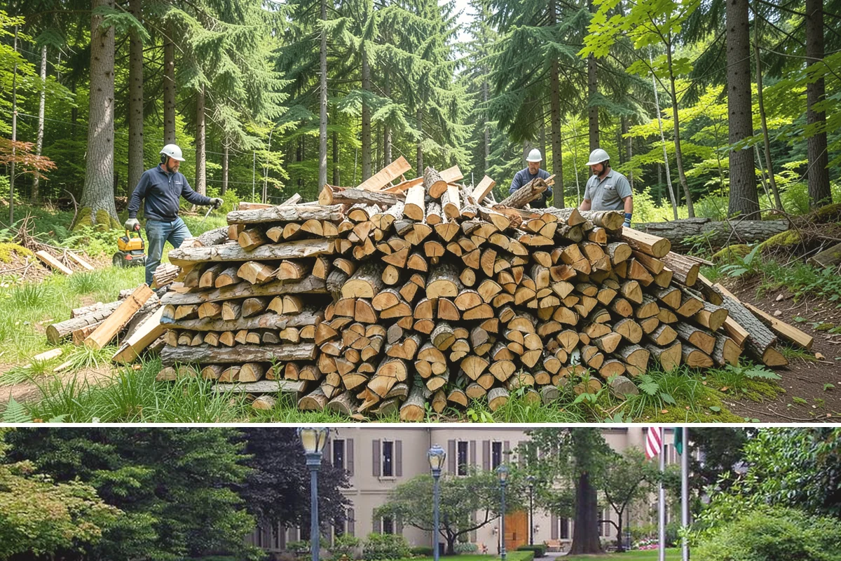 Firewood Gift Delivery in Woodinville, King County, WA - Best arranged ahead of the holidays and cold months when a firewood gift is most appreciated.