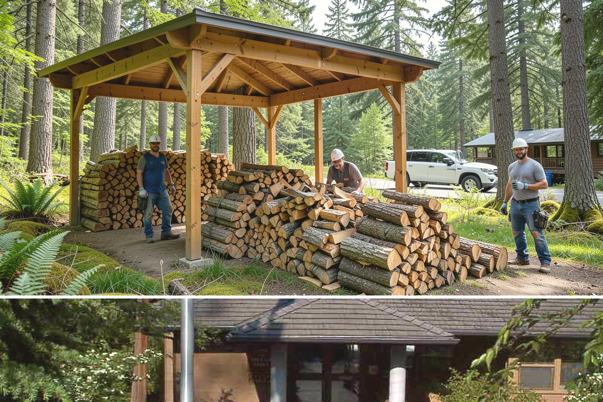Firewood Gift Delivery in Yarrow Point, King County, WA - Best arranged ahead of the holidays and cold months when a firewood gift is most appreciated.