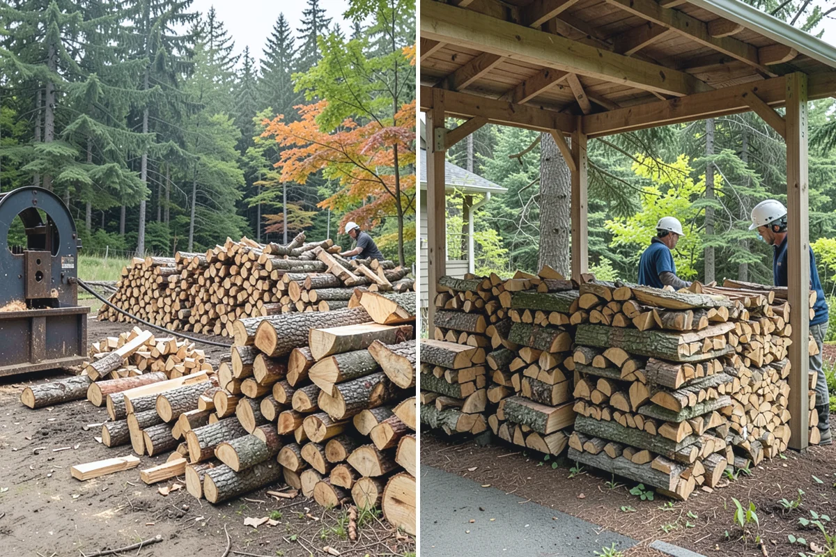 Firewood Gift Packages in Beaux Arts Village, King County, WA - Choose a package size and any custom touches