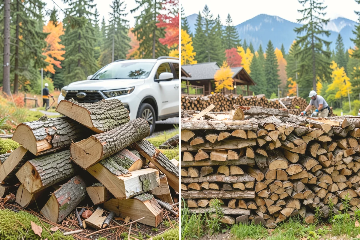 Firewood Gift Packages in Carbonado, Pierce County, WA - Choose a package size and any custom touches