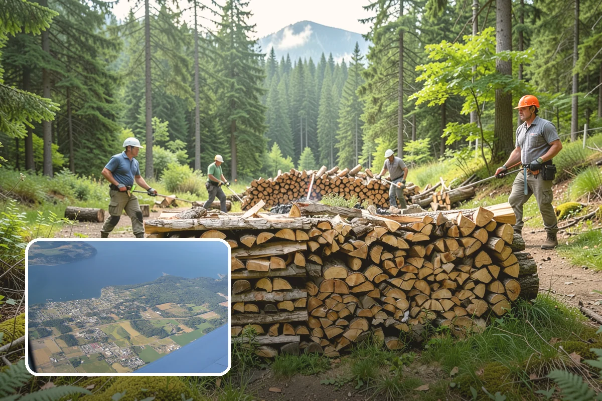 Firewood Gift Packages in Coupeville, Island County, WA - A warm, practical gift that gets real use