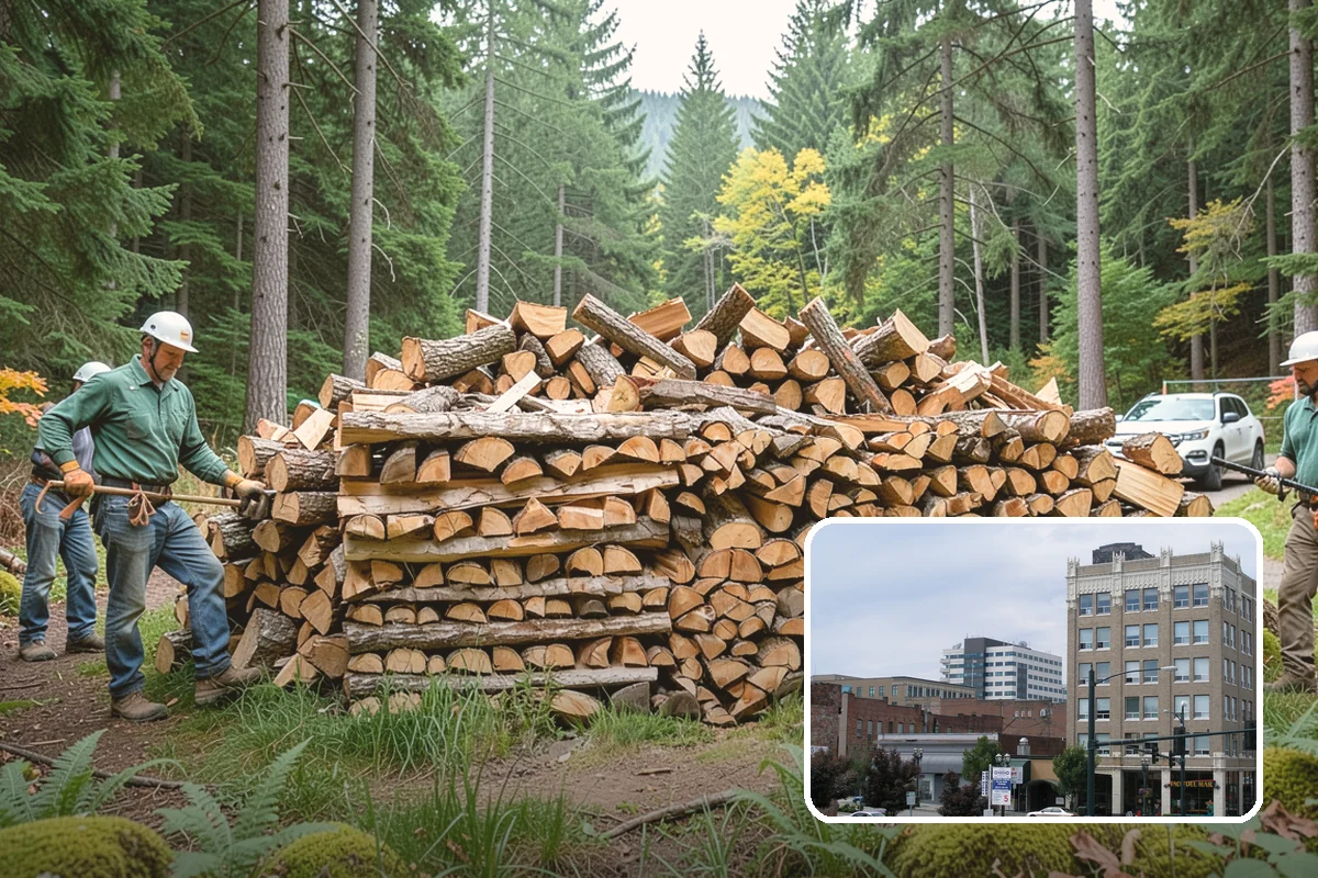 Firewood Gift Packages in Everett, Snohomish County, WA - A warm, practical gift that gets real use