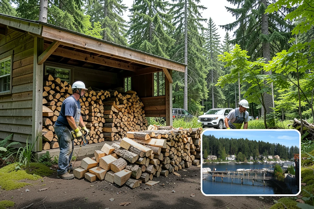Firewood Gift Packages in Gig Harbor, Pierce County, WA - A warm, practical gift that gets real use