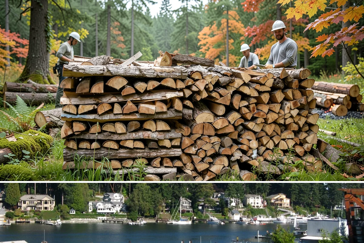Firewood Gift Packages in Gig Harbor, Pierce County, WA - Popular through the fall and holiday season, so order early to secure your preferred delivery date.