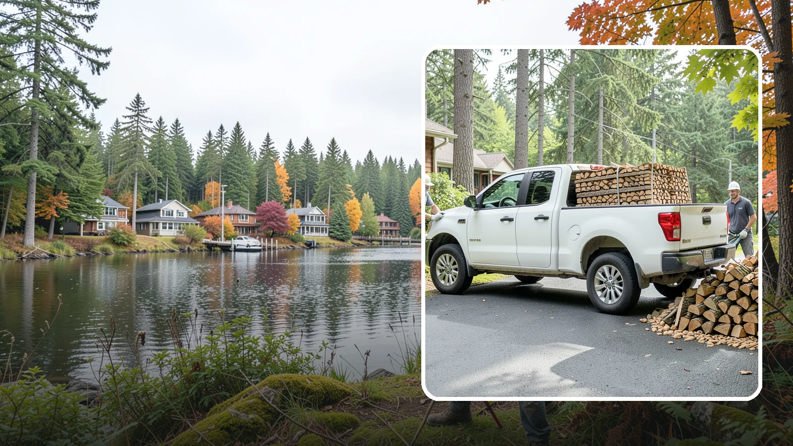 Firewood Gift Packages in La Conner, Skagit County, WA - Our firewood gift packages make a warm, practical present for anyone who loves a good fire in the Pacific Northwest.
