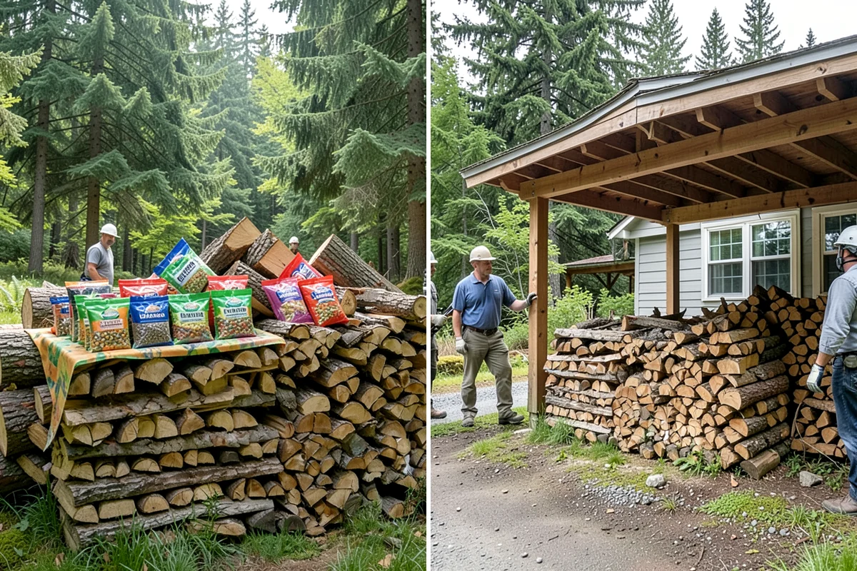 Firewood Gift Packages in Lake Forest Park, King County, WA - Choose a package size and any custom touches