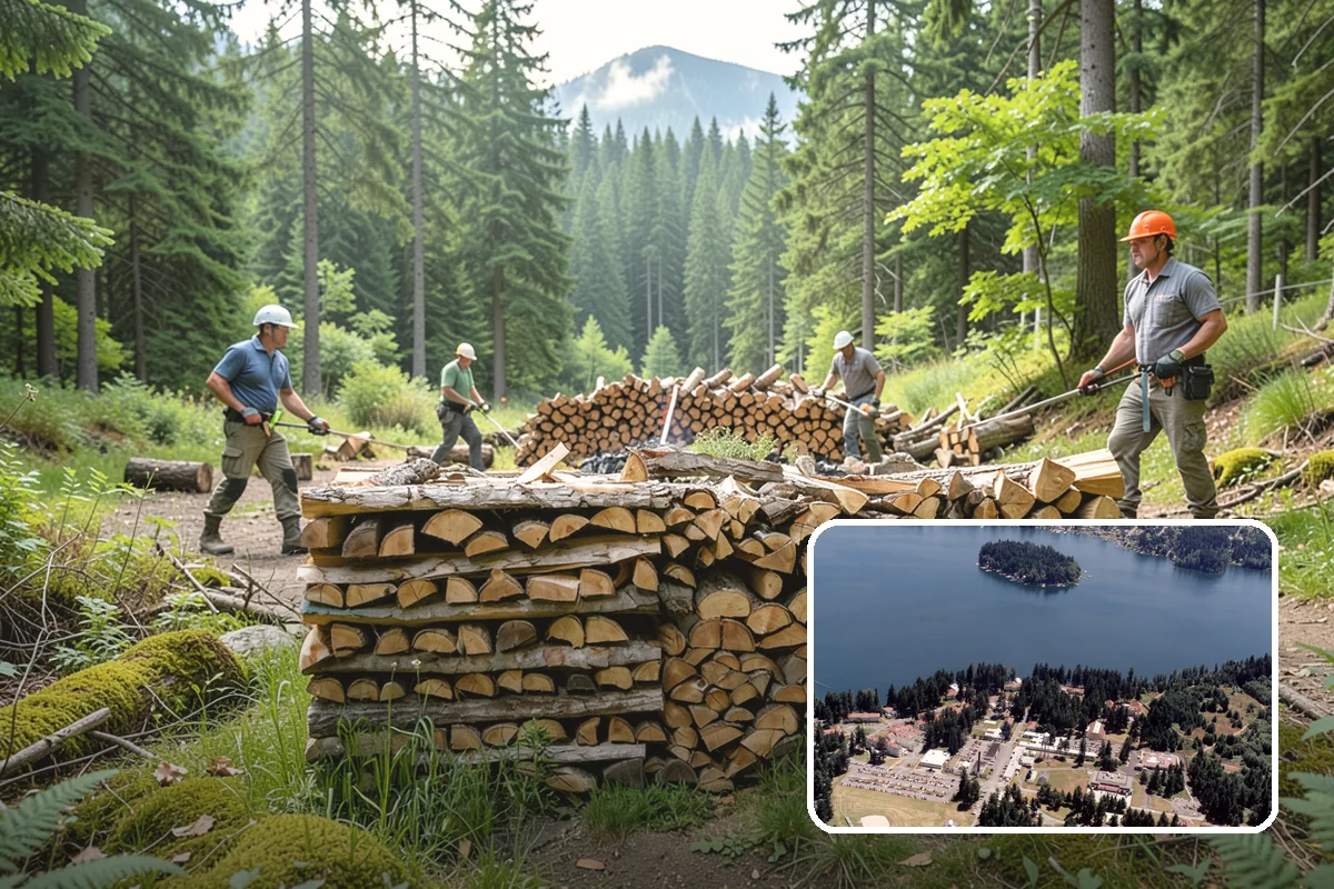 Firewood Gift Packages in Lakewood, Pierce County, WA - A warm, practical gift that gets real use