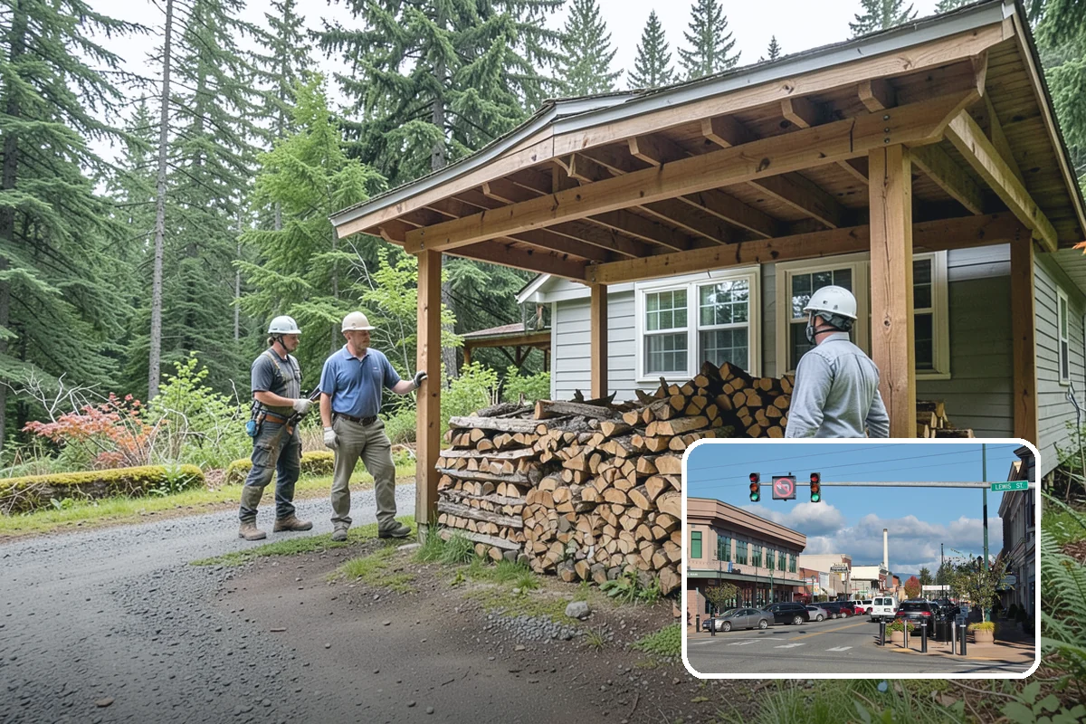 Firewood Gift Packages in Monroe, Snohomish County, WA - A warm, practical gift that gets real use