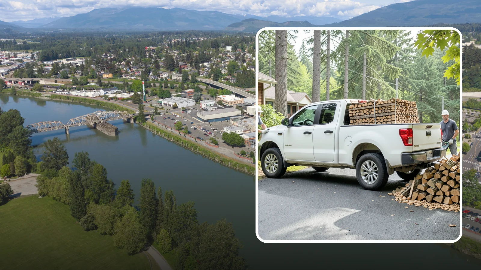 Firewood Gift Packages in Mount Vernon, Skagit County, WA - Our firewood gift packages make a warm, practical present for anyone who loves a good fire in the Pacific Northwest.
