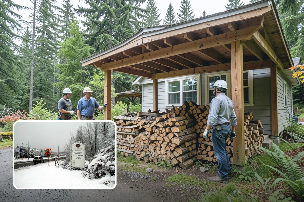 Firewood Gift Packages in Newcastle, King County, WA - A warm, practical gift that gets real use
