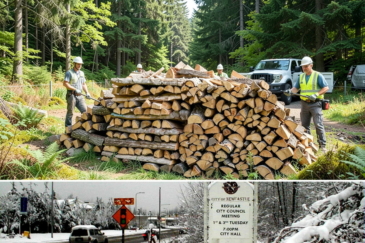 Firewood Gift Packages in Newcastle, King County, WA - Popular through the fall and holiday season, so order early to secure your preferred delivery date.