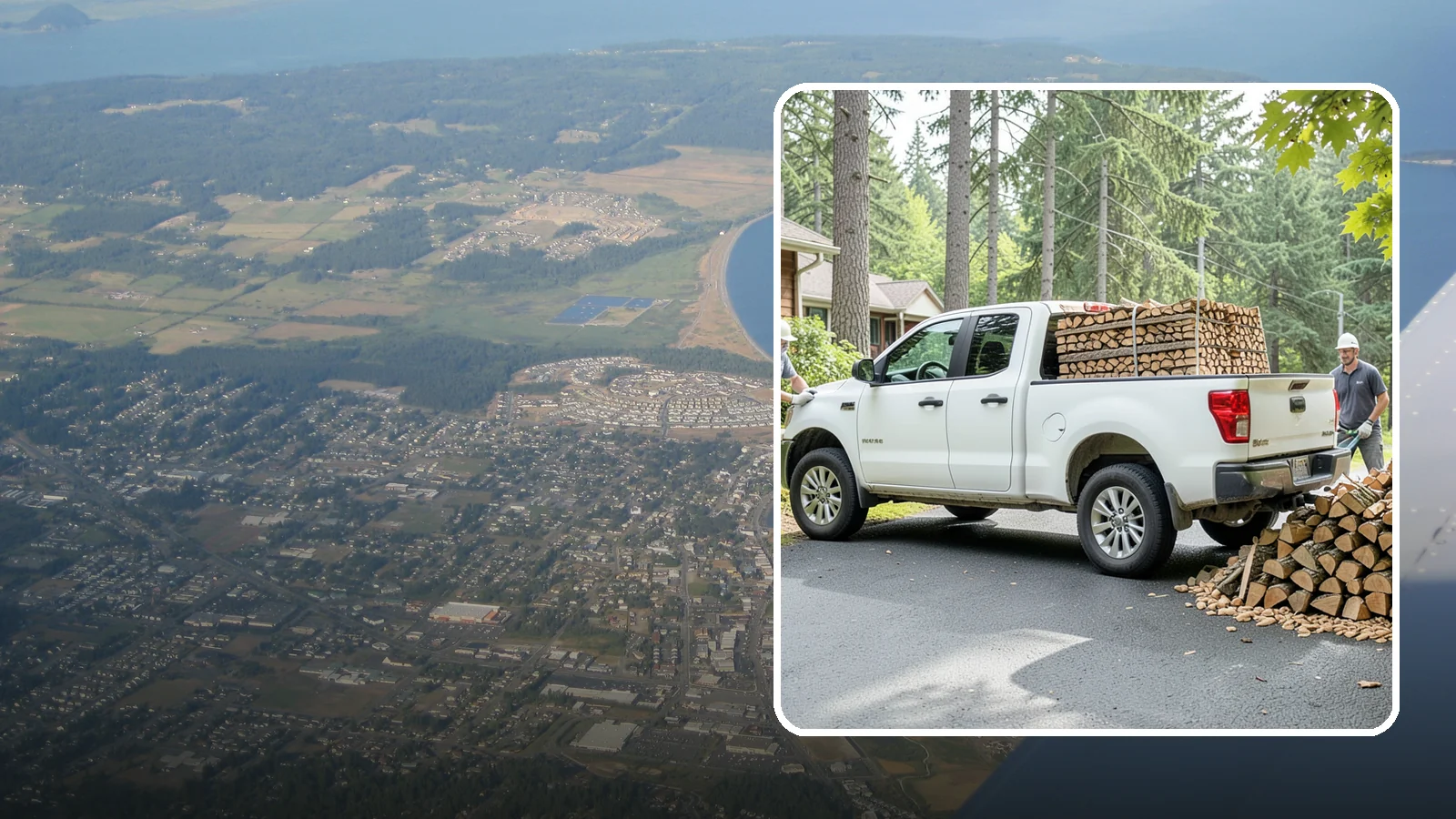 Firewood Gift Packages in Oak Harbor, Island County, WA - Our firewood gift packages make a warm, practical present for anyone who loves a good fire in the Pacific Northwest.