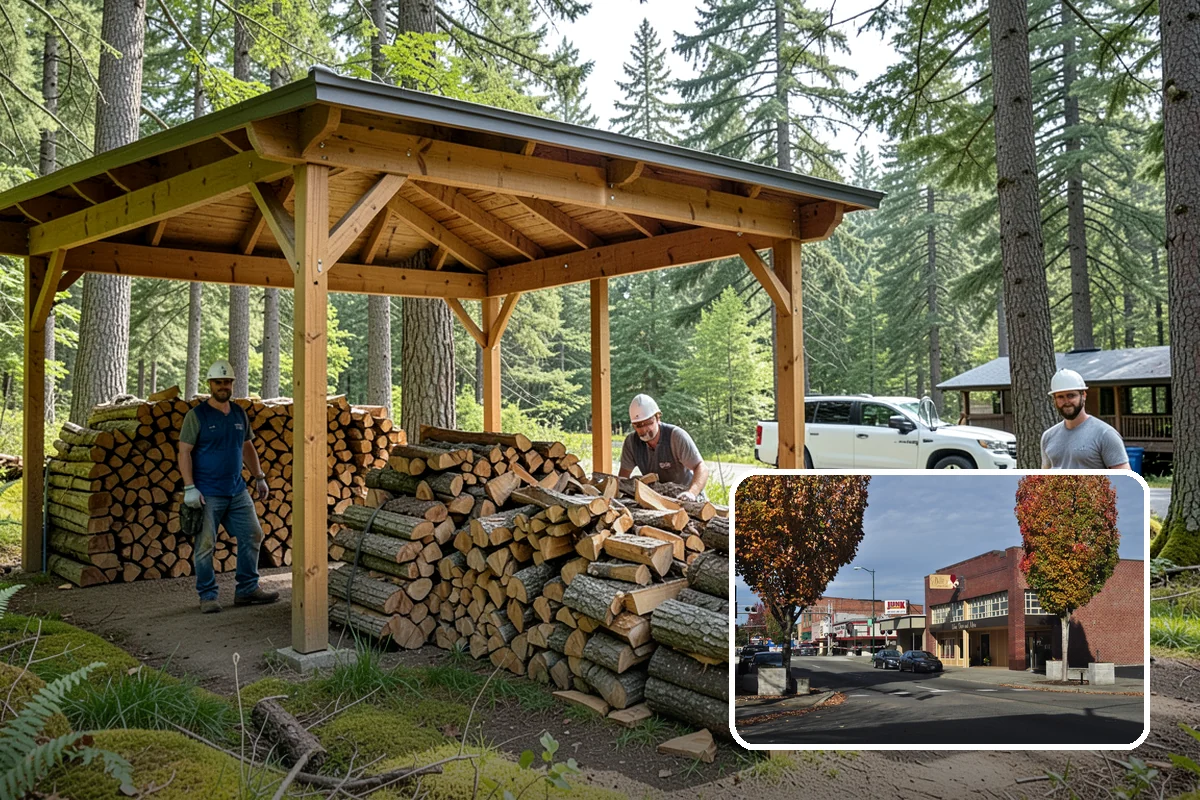 Firewood Gift Packages in Puyallup, Pierce County, WA - A warm, practical gift that gets real use