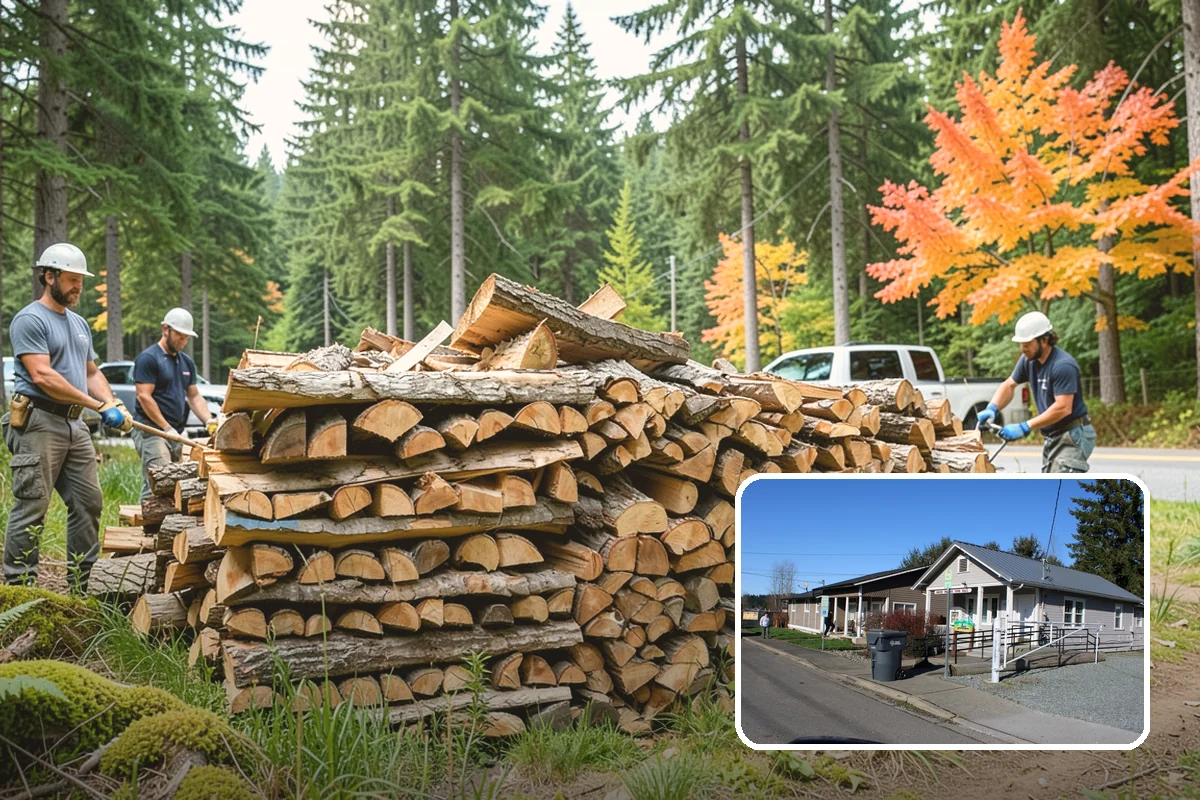 Firewood Gift Packages in South Prairie, Pierce County, WA - A warm, practical gift that gets real use