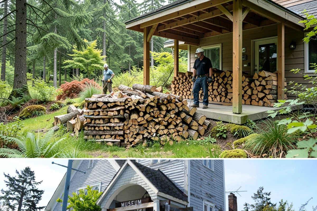 Firewood Gift Packages in Steilacoom, Pierce County, WA - Popular through the fall and holiday season, so order early to secure your preferred delivery date.