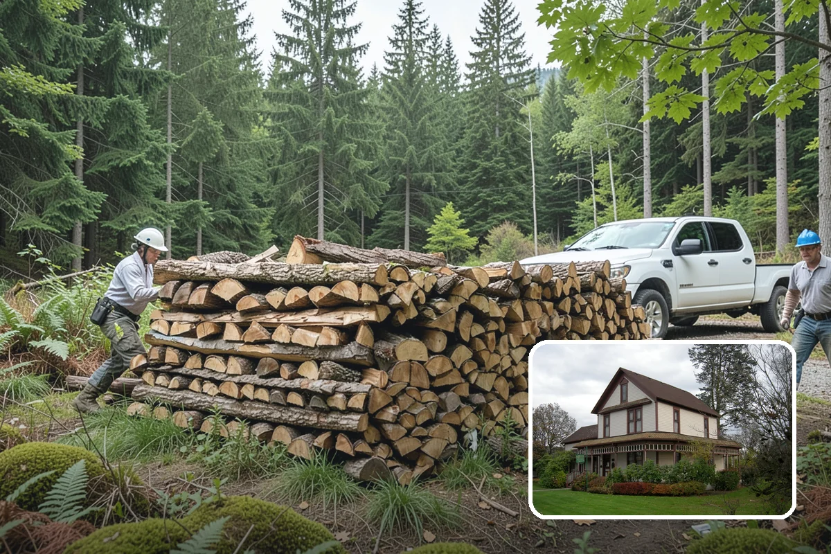Firewood Gift Packages in Sumner, Pierce County, WA - A warm, practical gift that gets real use