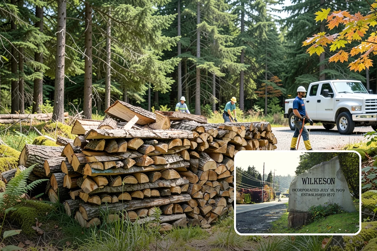 Firewood Gift Packages in Wilkeson, Pierce County, WA - A warm, practical gift that gets real use
