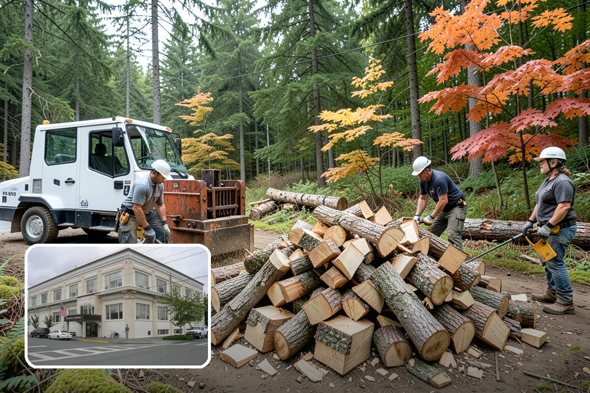 Firewood Hauling in Anacortes, Skagit County, WA - Safe transport of heavy wood loads
