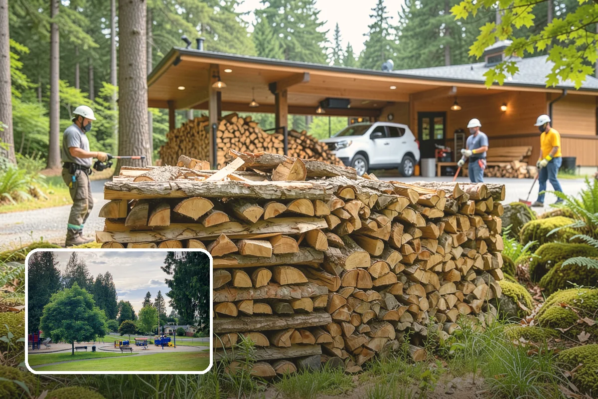 Firewood Hauling in Bonney Lake, Pierce County, WA - Safe transport of heavy wood loads
