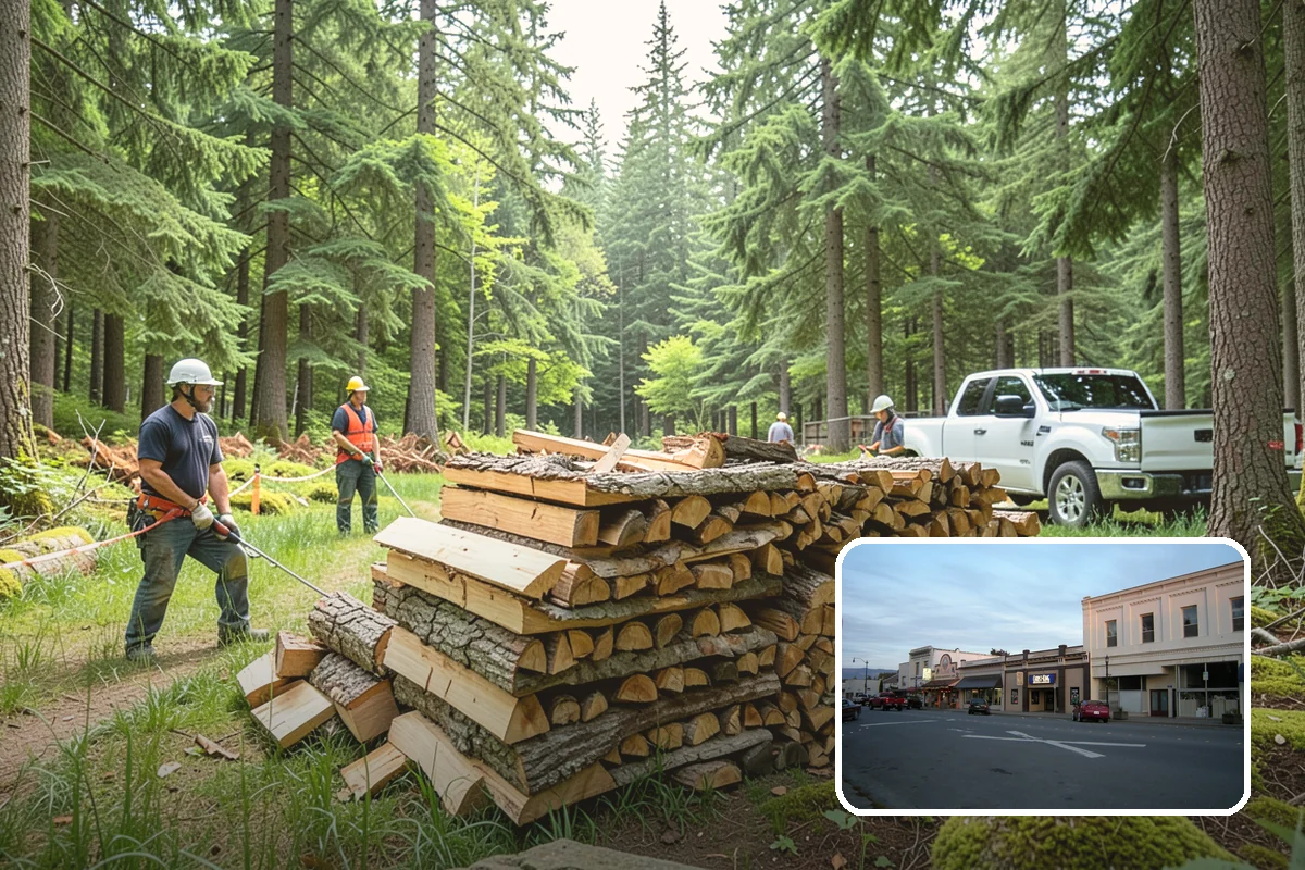 Firewood Hauling in Burlington, Skagit County, WA - Safe transport of heavy wood loads
