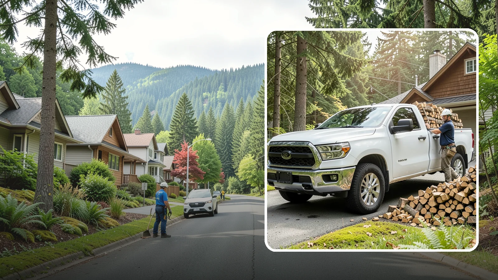 Firewood Hauling in Darrington, WA - We haul logs, rounds, or finished firewood to or from your property.