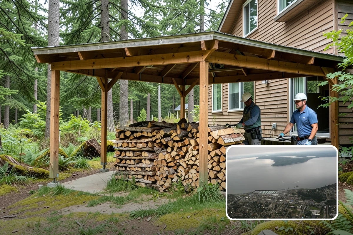 Firewood Hauling in Des Moines, King County, WA - Safe transport of heavy wood loads