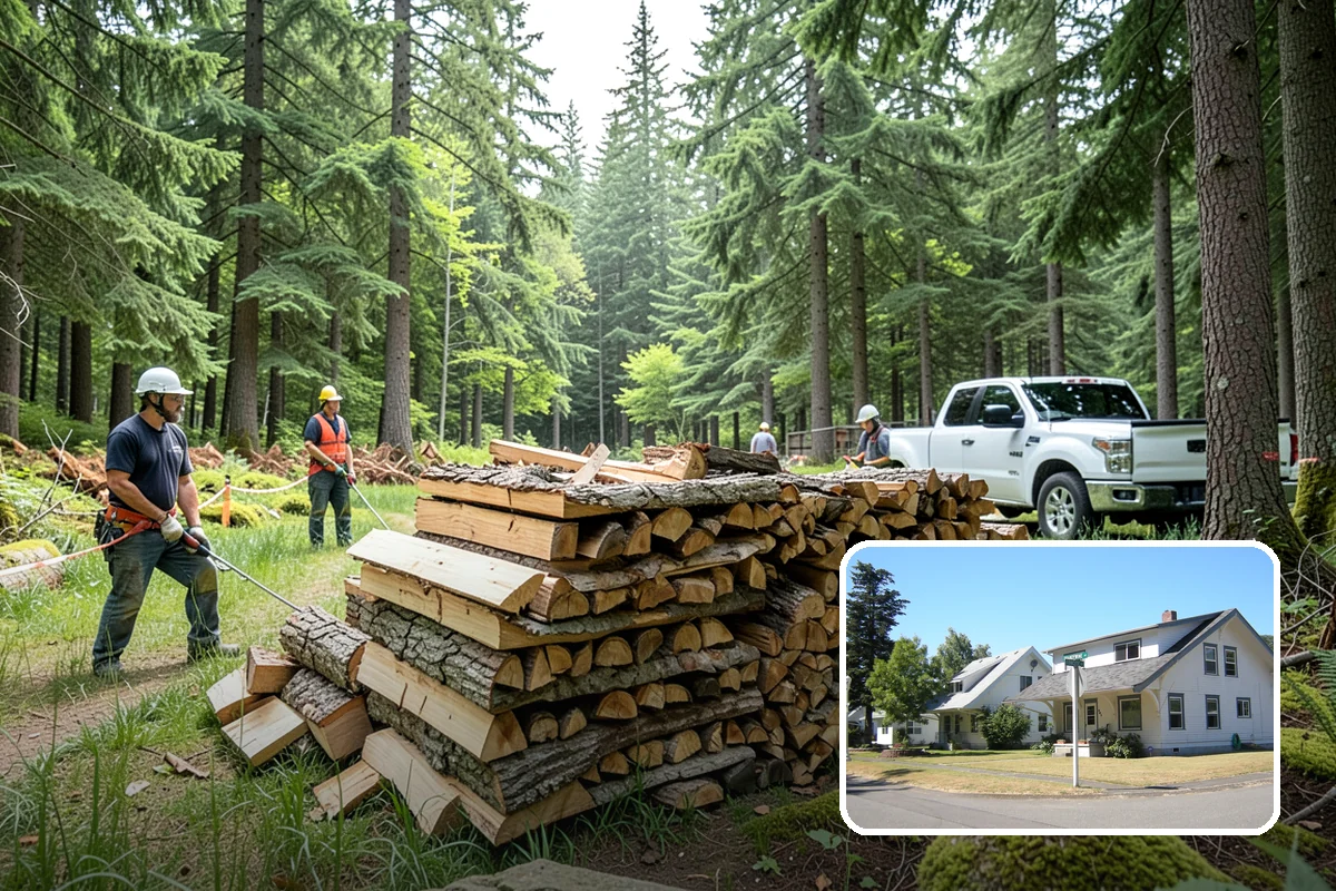 Firewood Hauling in DuPont, Pierce County, WA - Safe transport of heavy wood loads