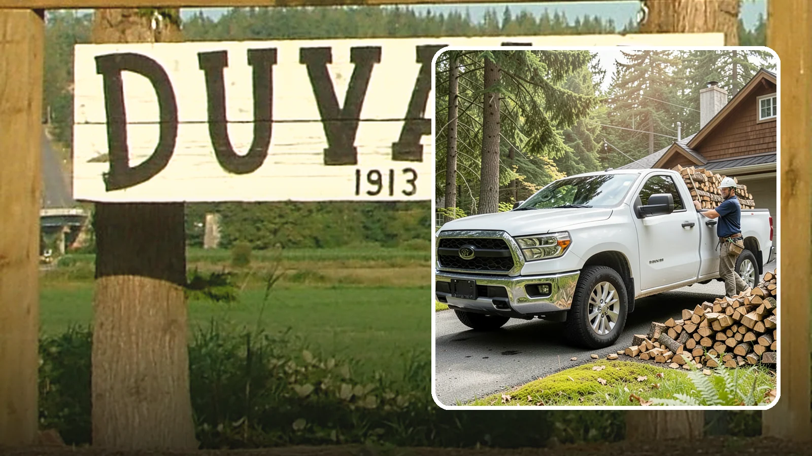Firewood Hauling in Duvall, King County, WA - We haul logs, rounds, or finished firewood to or from your property.