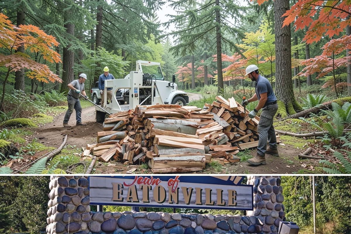 Firewood Hauling in Eatonville, Pierce County, WA - Hauling is busiest after storm season and before winter, so schedule ahead during those peak periods.