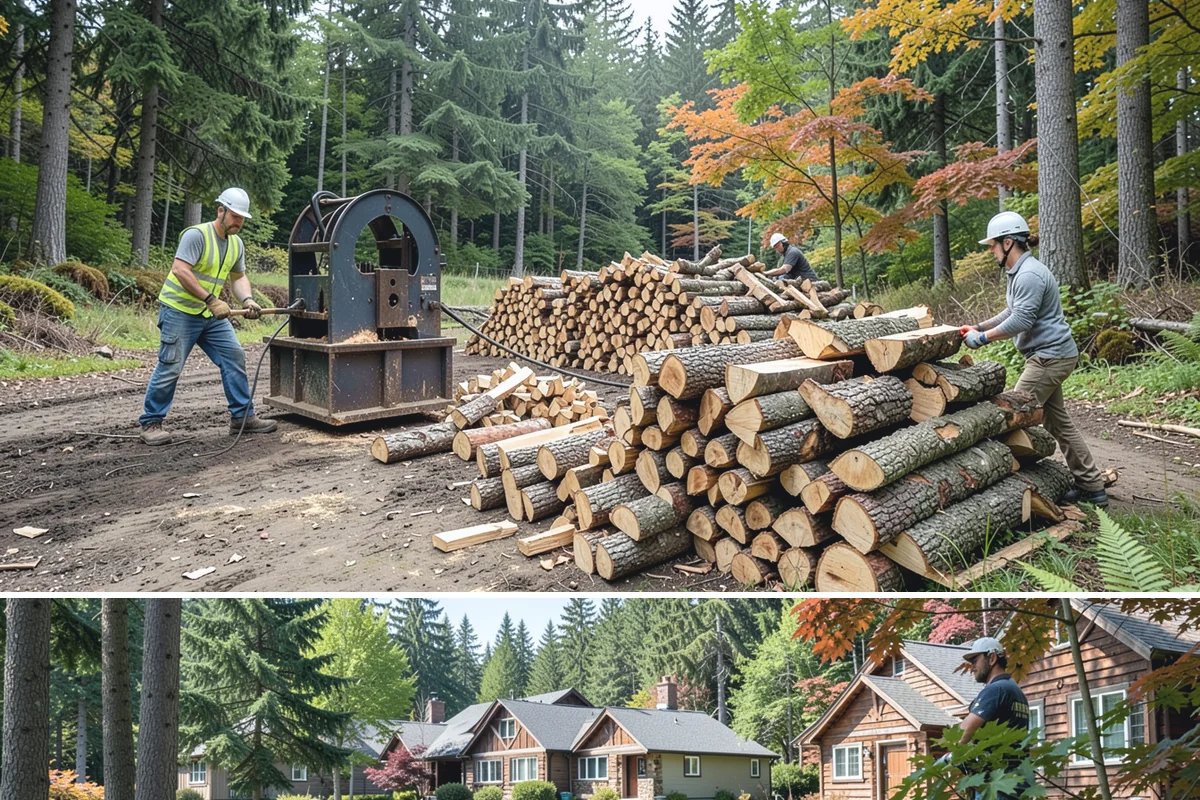Firewood Hauling in Edgewood, WA - Hauling is busiest after storm season and before winter, so schedule ahead during those peak periods.