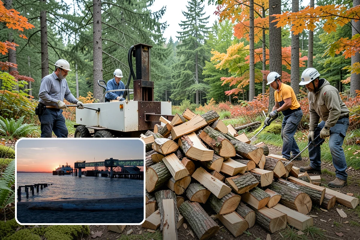 Firewood Hauling in Edmonds, Snohomish County, WA - Safe transport of heavy wood loads