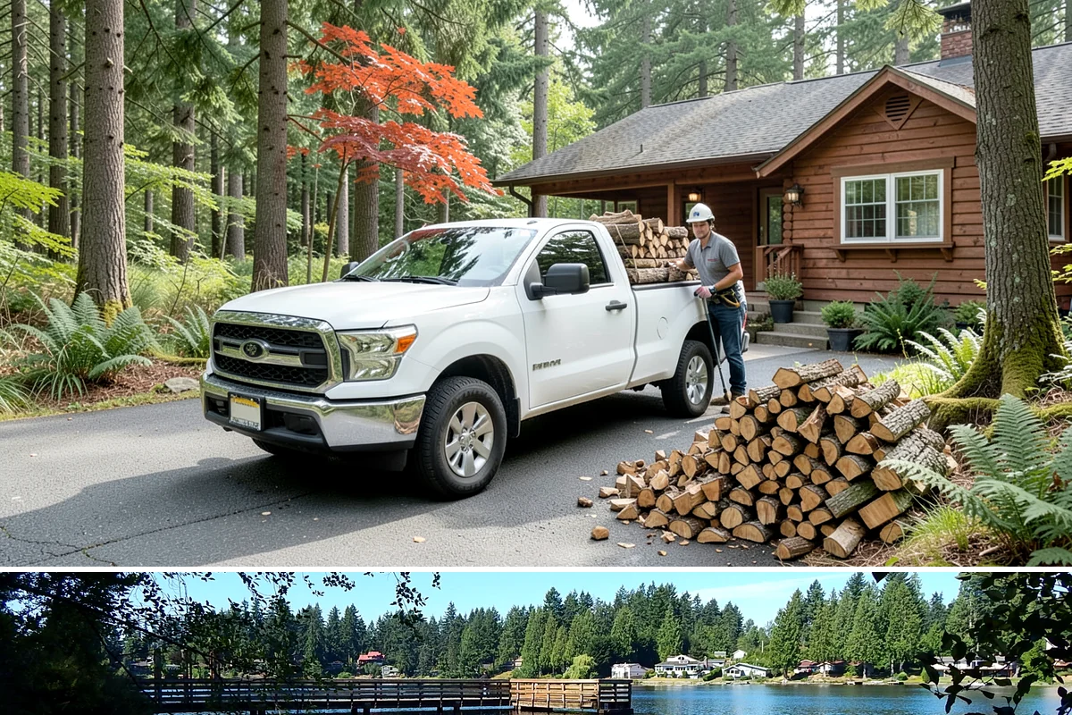 Firewood Hauling in Federal Way, King County, WA - Hauling is busiest after storm season and before winter, so schedule ahead during those peak periods.