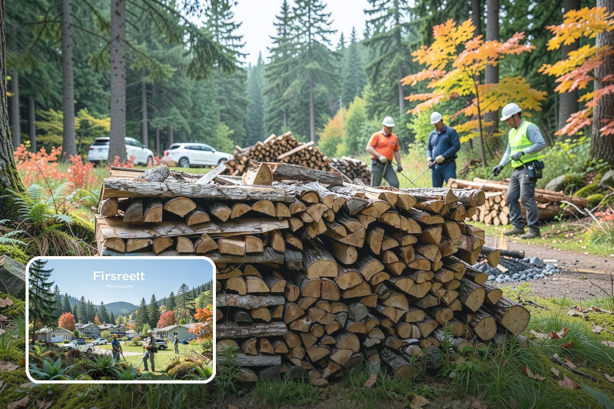 Firewood Hauling in Fircrest, Pierce County, WA - Safe transport of heavy wood loads