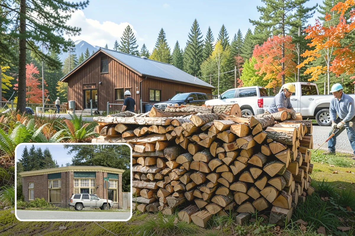 Firewood Hauling in Hamilton, Skagit County, WA - Safe transport of heavy wood loads