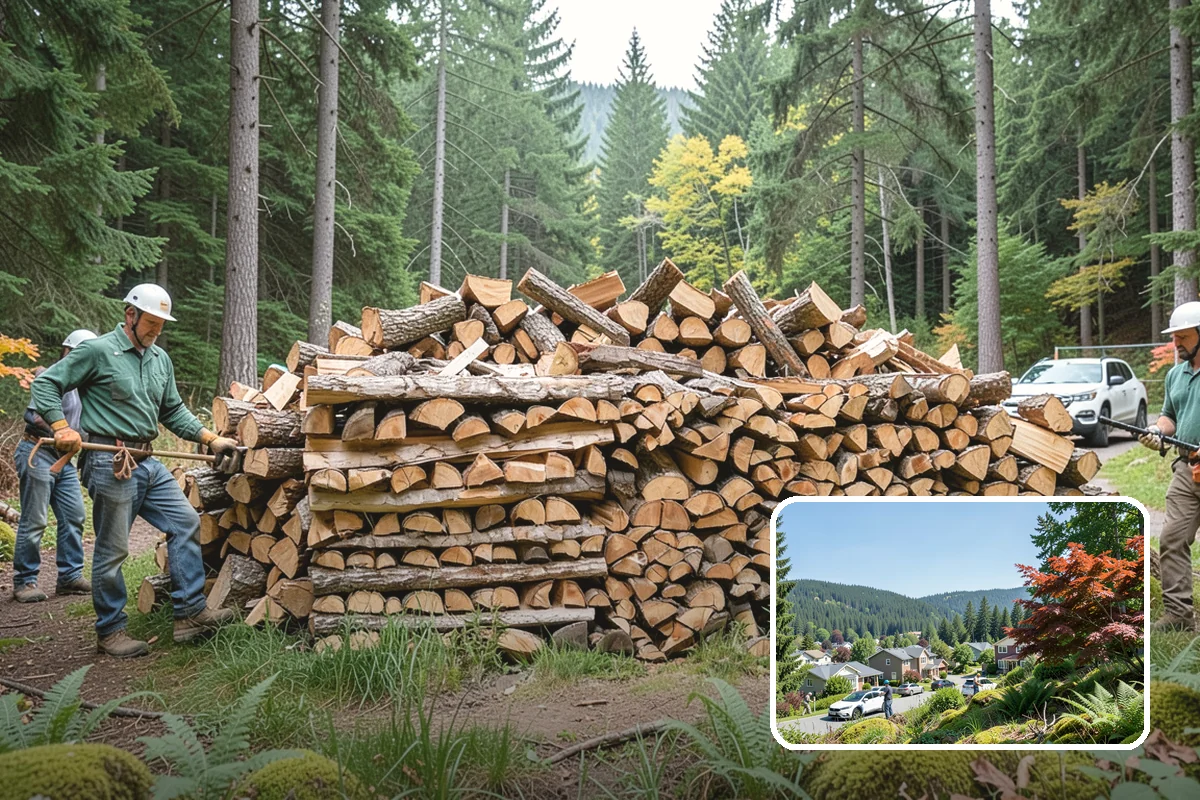 Firewood Hauling in Index, Snohomish County, WA - Safe transport of heavy wood loads
