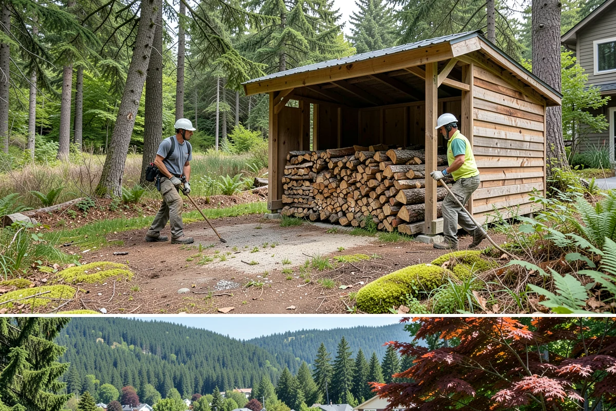 Firewood Hauling in Index, Snohomish County, WA - Hauling is busiest after storm season and before winter, so schedule ahead during those peak periods.