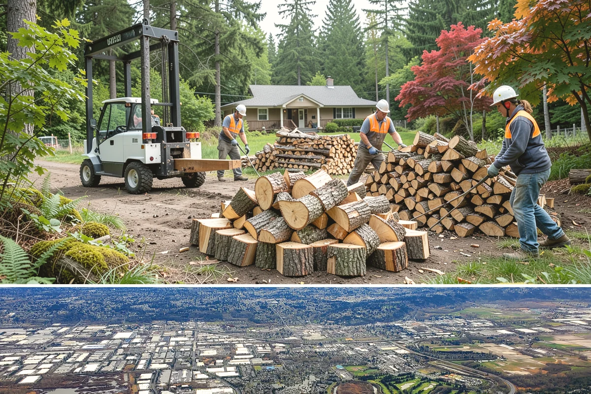 Firewood Hauling in Kent, King County, WA - Hauling is busiest after storm season and before winter, so schedule ahead during those peak periods.