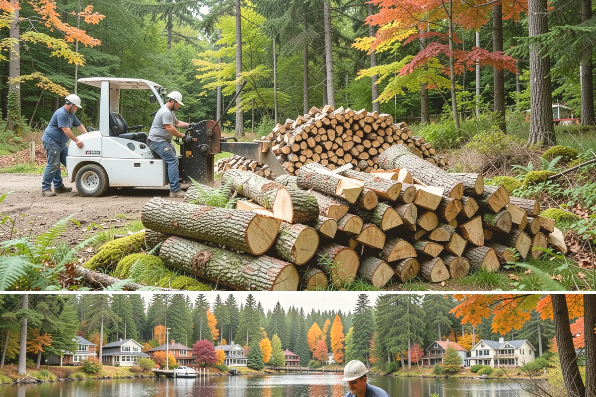 Firewood Hauling in La Conner, Skagit County, WA - Hauling is busiest after storm season and before winter, so schedule ahead during those peak periods.