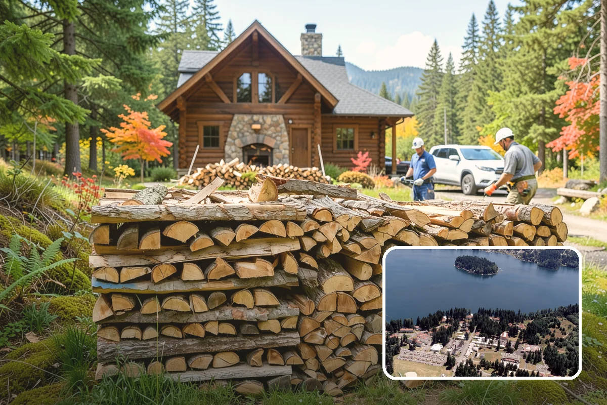 Firewood Hauling in Lakewood, Pierce County, WA - Safe transport of heavy wood loads