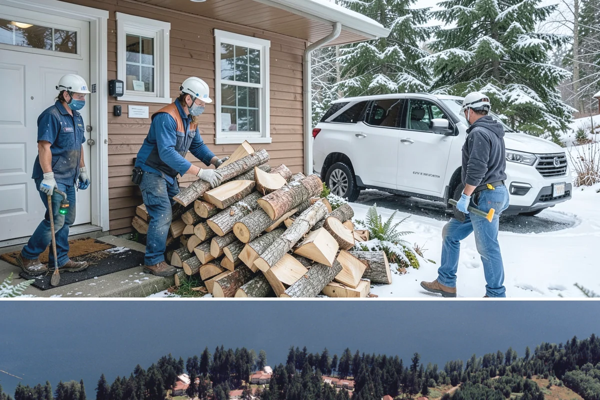 Firewood Hauling in Lakewood, Pierce County, WA - Hauling is busiest after storm season and before winter, so schedule ahead during those peak periods.