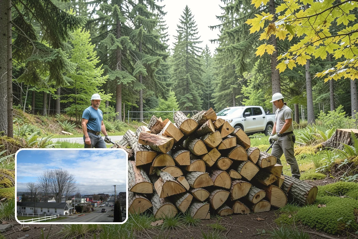 Firewood Hauling in Langley, Island County, WA - Safe transport of heavy wood loads