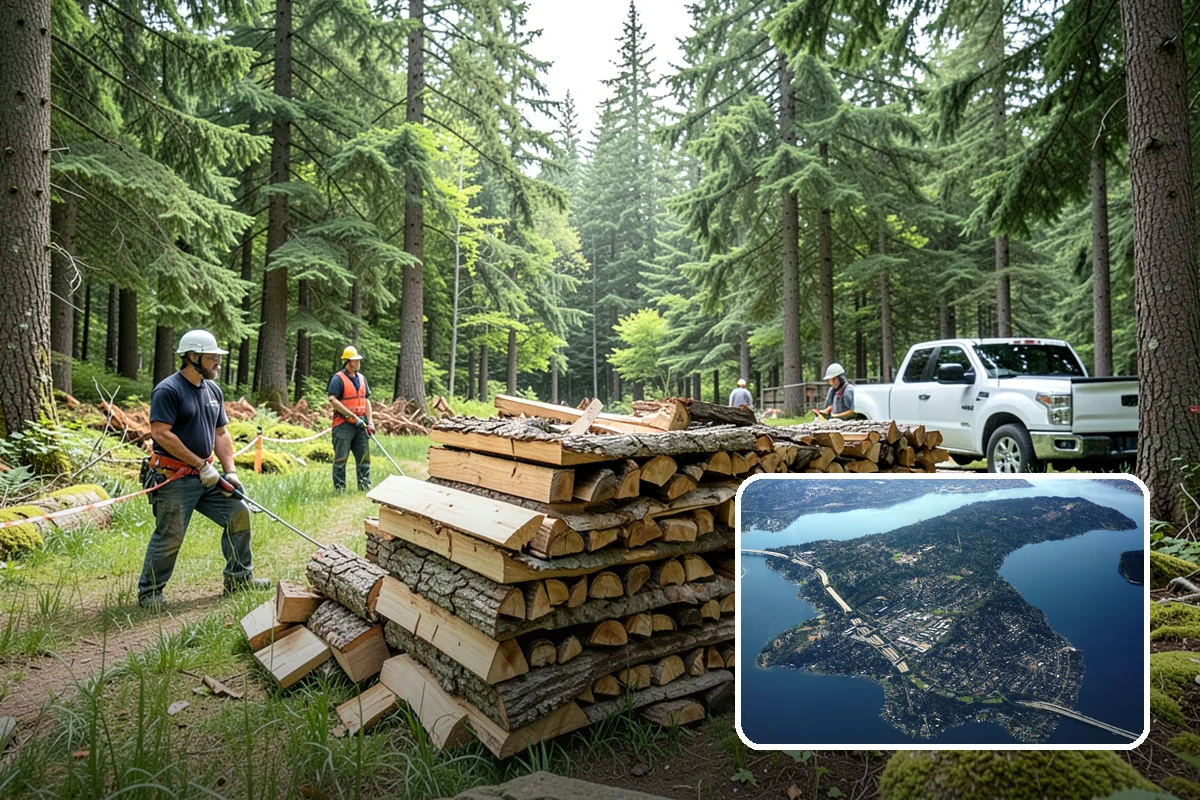 Firewood Hauling in Mercer Island, King County, WA - Safe transport of heavy wood loads