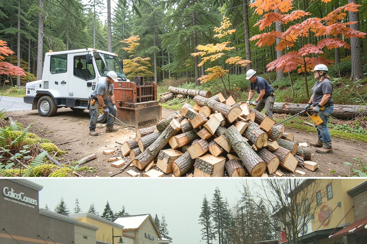 Firewood Hauling in Mill Creek, Snohomish County, WA - Hauling is busiest after storm season and before winter, so schedule ahead during those peak periods.