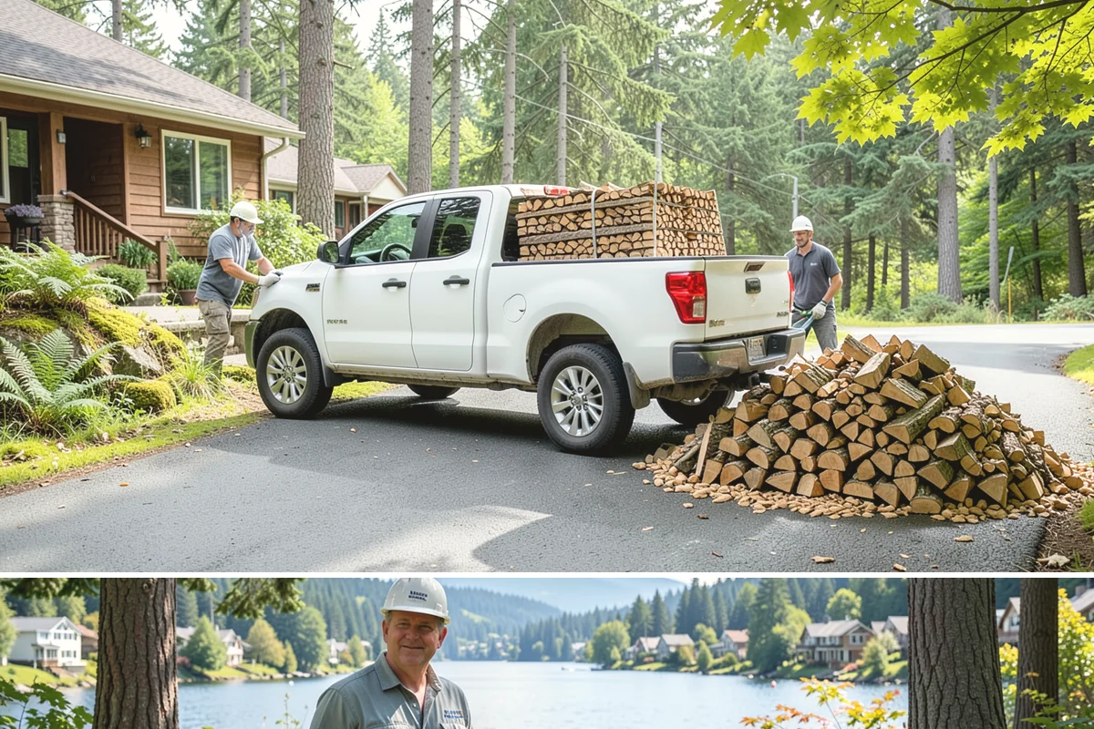 Firewood Hauling in Milton, King County, WA - Hauling is busiest after storm season and before winter, so schedule ahead during those peak periods.