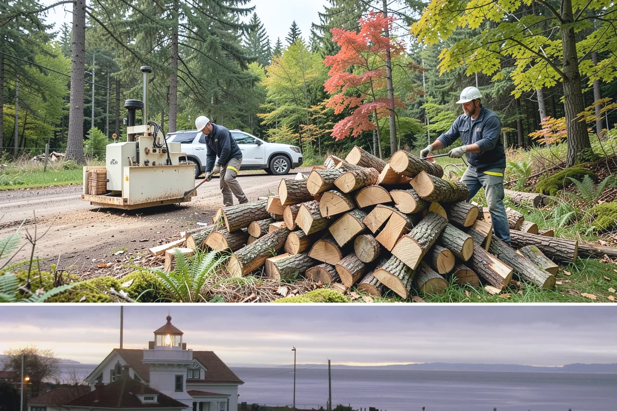 Firewood Hauling in Mukilteo, Snohomish County, WA - Hauling is busiest after storm season and before winter, so schedule ahead during those peak periods.