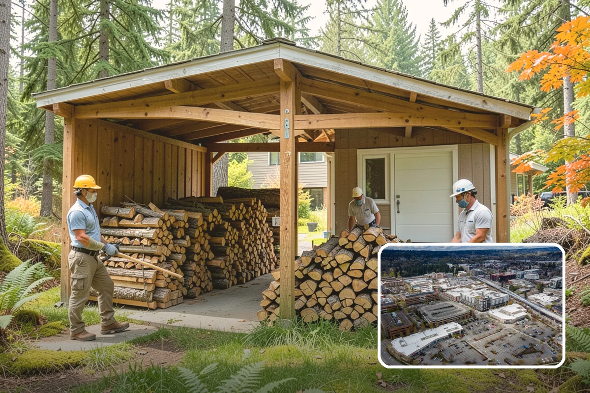 Firewood Hauling in Redmond, King County, WA - Safe transport of heavy wood loads