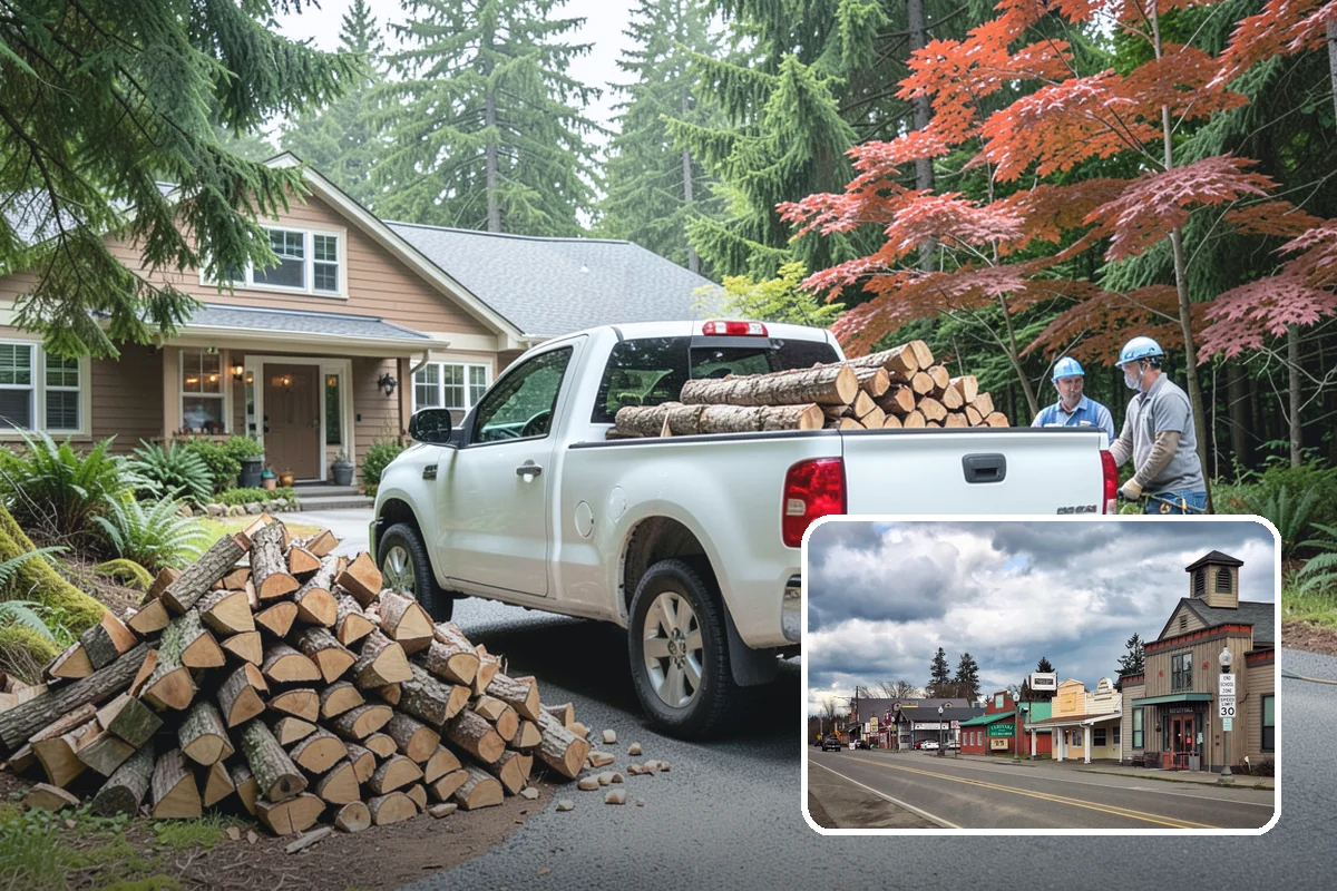 Firewood Hauling in Roy, Pierce County, WA - Safe transport of heavy wood loads