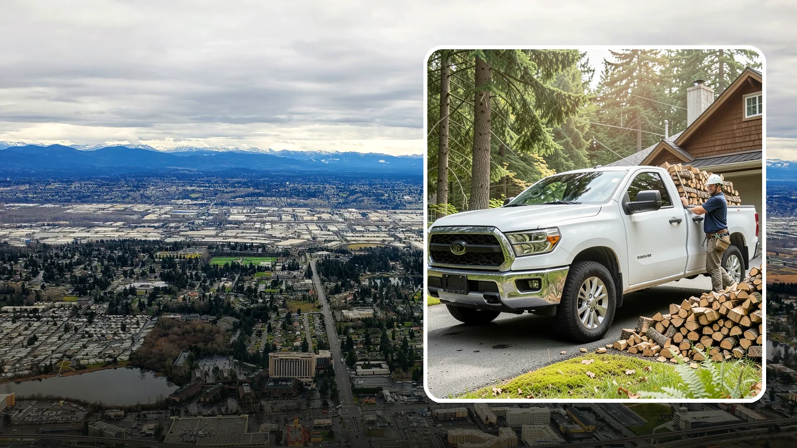 Firewood Hauling in SeaTac, WA - We haul logs, rounds, or finished firewood to or from your property.